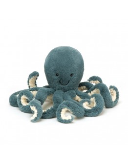 Jellycat knuffel octopus Storm blauw large