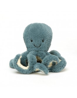 Jellycat octopus knuffel baby blauw Storm