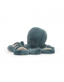 Jellycat knuffel octopus Storm blauw medium