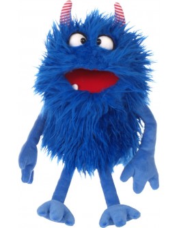 Living Puppets handpop Monster to Go - Schmackes blauw