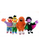 Sesamstraat handpop Bert en ernie - ERNIE 35cm - Living Puppets