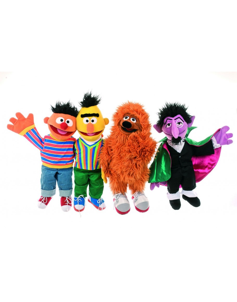 regeren De daadwerkelijke nevel Sesamstraat handpop Bert en ernie - BERT 45cm - Grote Schatten