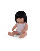 Miniland baby pop multicultureel Aziatisch meisje 38cm