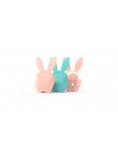 Digitale wekker blauw konijn cutie MOB