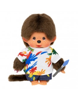 Monchhichi jongen kunstenaar – Creatieve Monchhichi pop