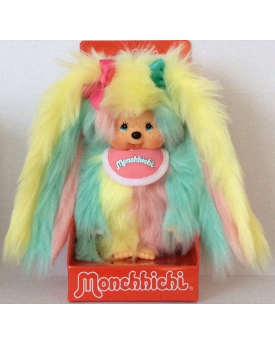 Monchhichi knuffel aap color meisje  20cm