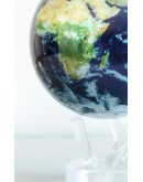 Mova globe earth with clouds 4.5 inch - Draaiende wereldbol aarde zonder batterijen