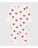 Petit Bateau pyjama hartjes katoen zonder voet 