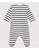 Petit Bateau pyjama strepen katoen met voet 