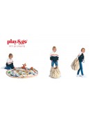 Play and go opbergzak Stripe mosterd