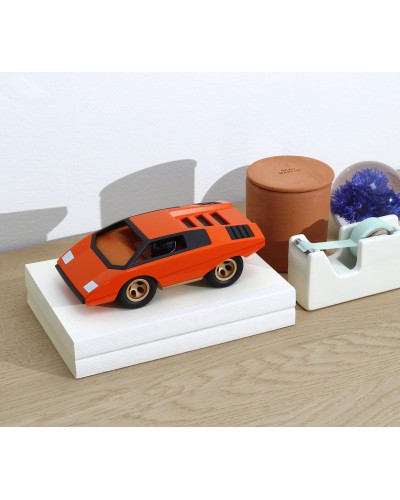 Playforever UFO Bruto Orange – Oranje design speelgoedauto met karakter