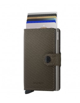 Secrid mini wallet Carbon Khaki-Grey