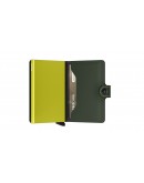 Secrid mini wallet Matte Green-Lime