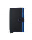 Secrid mini wallet Matte Black-Blue