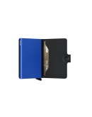 Secrid mini wallet Matte Black-Blue