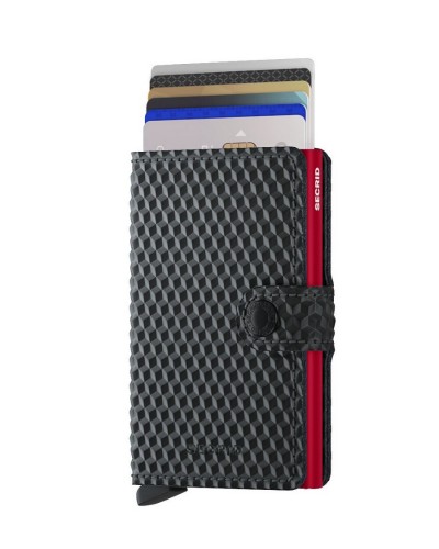 Secrid mini wallet Cubic Black-Red