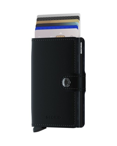 Secrid mini wallet Matte Black-Black