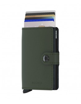 Secrid mini wallet Matte Green-Black