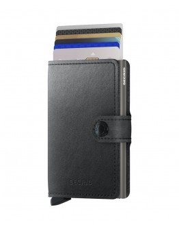 Secrid mini wallet Mirum Black-Earth Grey