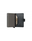 Secrid mini wallet Mirum Black-Earth Grey