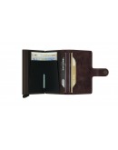 Secrid mini wallet Vintage Chocolate-Brown