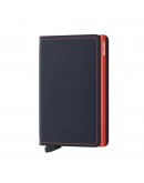 Secrid slim wallet Matte Nightblue-Orange