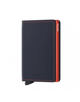 Secrid slim wallet Matte Nightblue-Orange