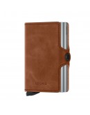 Secrid twin wallet Vintage Cognac-Silver