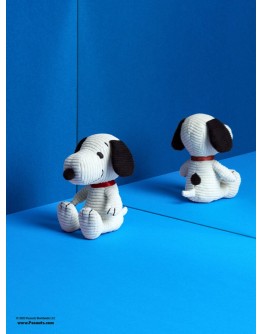 Snoopy knuffel hond Sitting Corduroy Cream 12cm