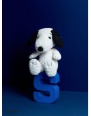 Snoopy knuffel hond Sitting Corduroy Cream 19cm
