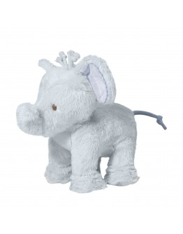 Tartine et Chocolat baby knuffel olifant Ferdinand blauw - 12cm