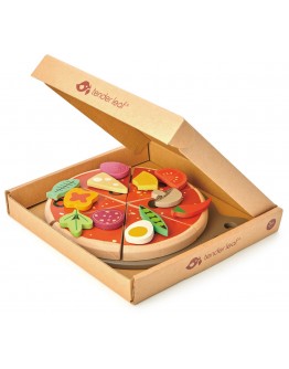 Tender Leaf toys houten speelgoed pizza party