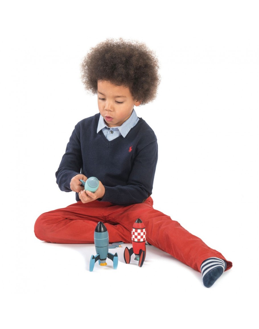 donor recept drempel Tender Leaf toys houten speelgoed raket - Grote Schatten Gent
