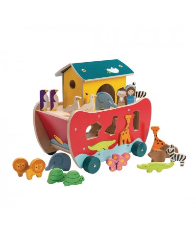 Tender Leaf toys houten speelgoed Noah's Ark sorteerdoos