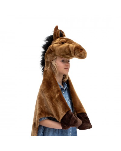 Wild and soft verkleedkleding paard